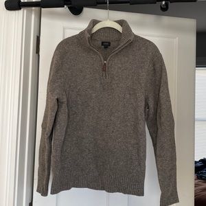 J. Crew Wool Quarter Zip
